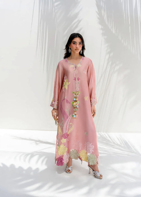 ETHNIC*_SILK EMBROIDERED 2PC unstitched