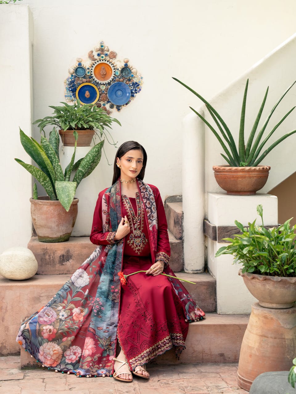 IZEL Winter Collection 2026 – Heavy Embroidered 3 Piece unstitched