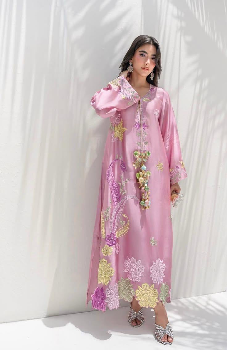 ETHNIC*_SILK EMBROIDERED 2PC unstitched